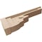 Ekena Millwork 6"W x 36"D x 12"H Thin Highland Rough Cedar Woodgrain TimberThane Corbel, Primed Tan CORUR06X36X12HLDRCPR - alternate 6